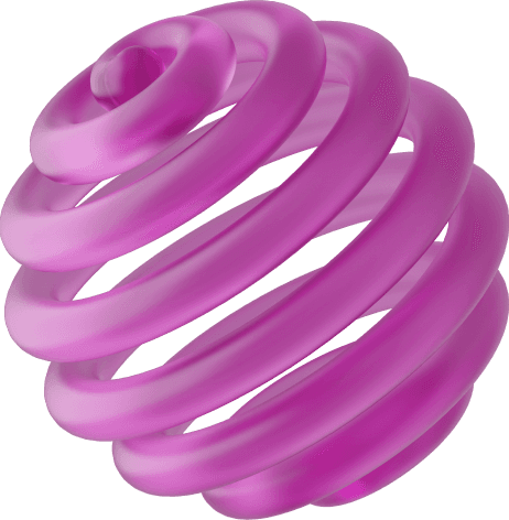 globe spiral glass figure